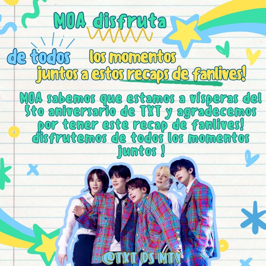 TXTDSMonterrey's tweet photo. #TXT #TOMORROW_X_TOGETHER #CHOISOOBIN #CHOIYEONJUN #CHOIBEOMGYU #KANGTAEHYUN #HUENINGKAI #MOA #SOOBIN #YEONJUN #BEOMGYU #TAEHYUN #HUENINGKAI #ANIVERSARY #TXTMONTERREY #KPOP #MTY

TXT DREAM STARS MONTERREY🌟 https://t.co/0MDbumKMru