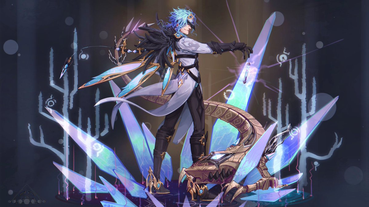 Finally finished the splash art! I really like the result ❤️

#GenshinImpact #Dottore