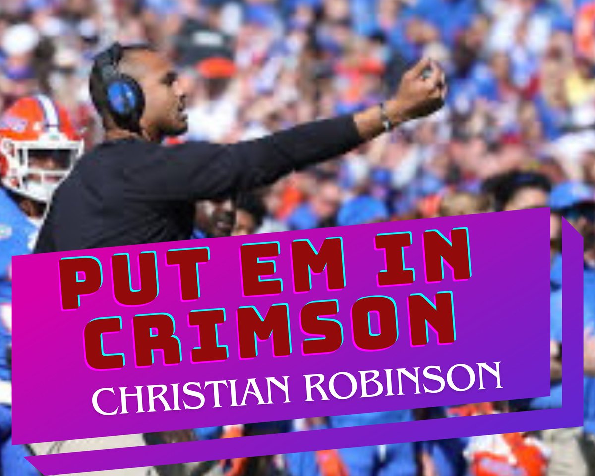 In a quick, yet strong, move: Alabama hires former Baylor LB Coach Christian Robinson.

Robinson comes to Tuscaloosa with strong SEC and recruiting ties. He has spent time at Auburn, Florida, Georgia, and Ole Miss. 

#putemincrimson #waaaayoffsides #datsatide