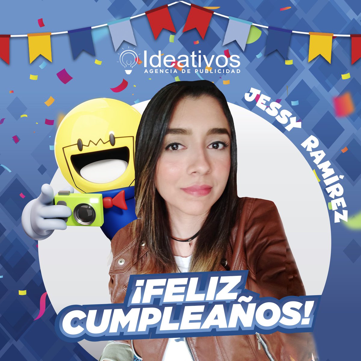 #ATENCIÓN📣
Queremos extender nuestras felicitaciones a nuestra amiga de la casa: Jessy Ramírez ,esperando que se encuentre en unión junto a sus seres queridos, le deseamos un feliz cumpleaños.🥳