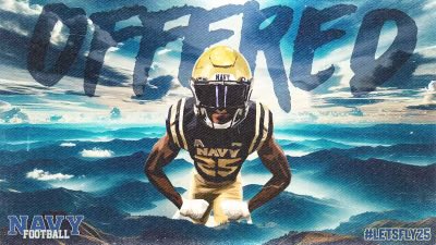 #AGTG After a great conversation with @CoachLaurendine I’m blessed to have earned an offer from Navy ❗️ @CoachHardeman @Rhettbomar7 @SelectQb @E_Westbrooks20 @blaylock_23 @NickJeanty