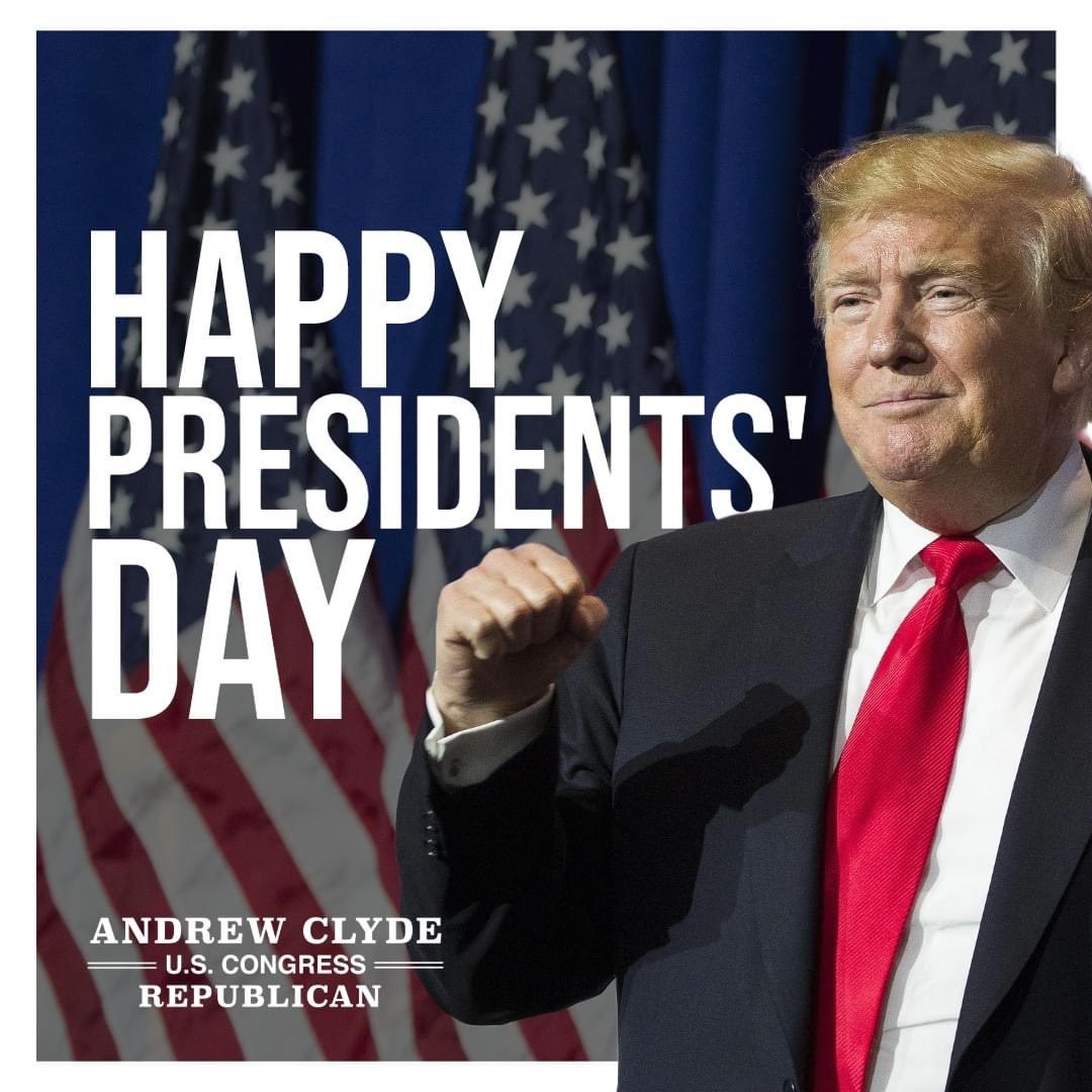 I hope next year we are celebrating Presidents' Day with a president who prioritizes securing our border and putting America first! This election matters. Let's take back the White House and get our country moving in the right direction again. #MakeAmericaGreatAgain Happy…