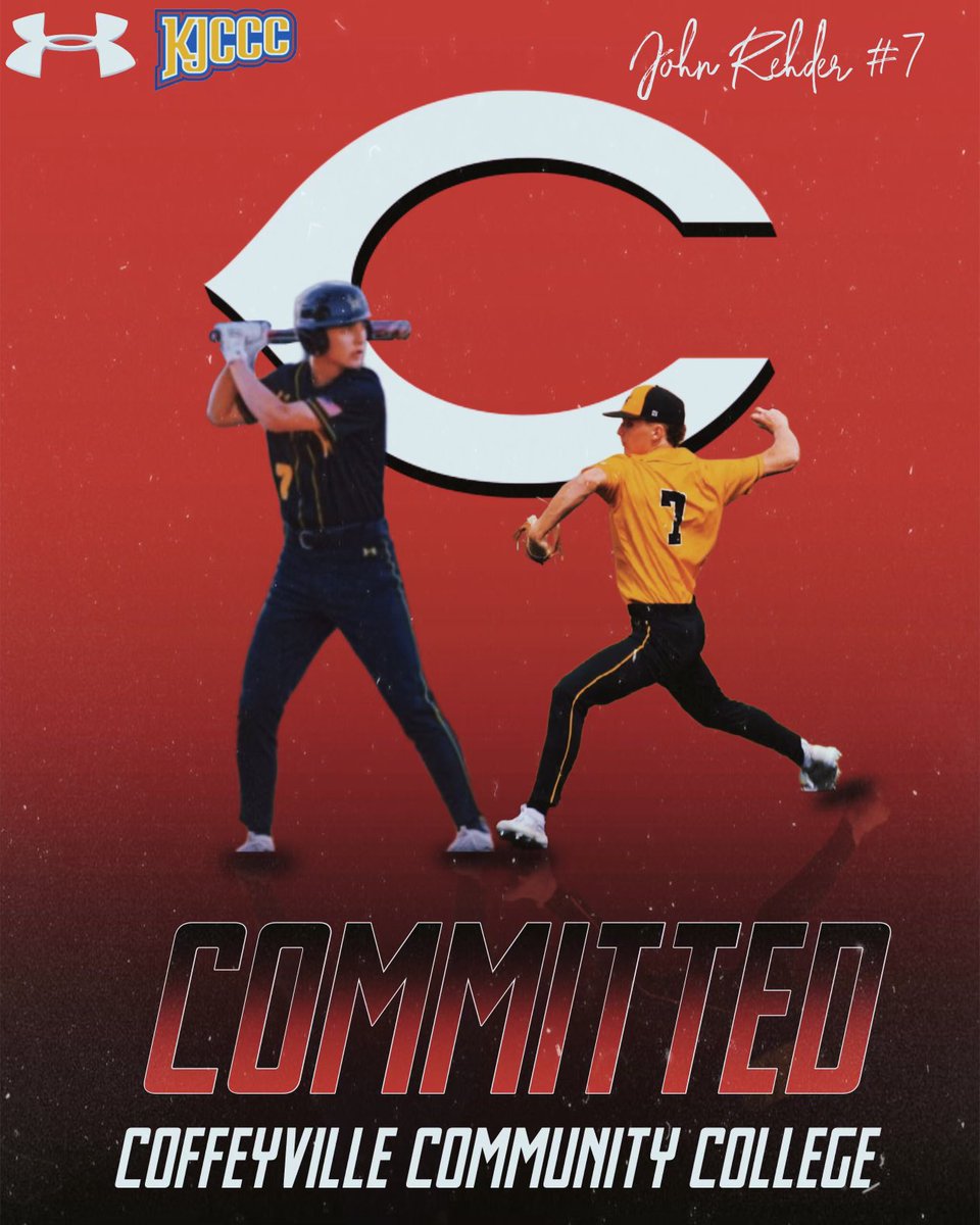 Excited to announce my commitment to Coffeyville CC! Thank you to my family, coaches, teammates and trainers for helping me along the way. <a href="/TopFlightPerfo1/">Top Flight Performance</a>  <a href="/RawlingsTigerKC/">Rawlings Tigers KC</a> <a href="/SMWsports/">SM West</a>