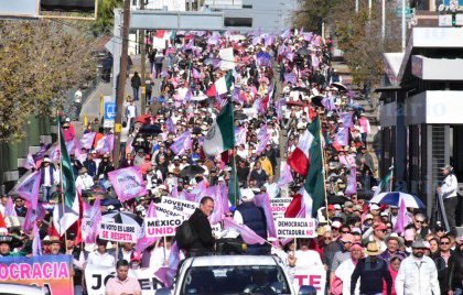 #MarchaDeLaDemocracia Chihuahua presente.