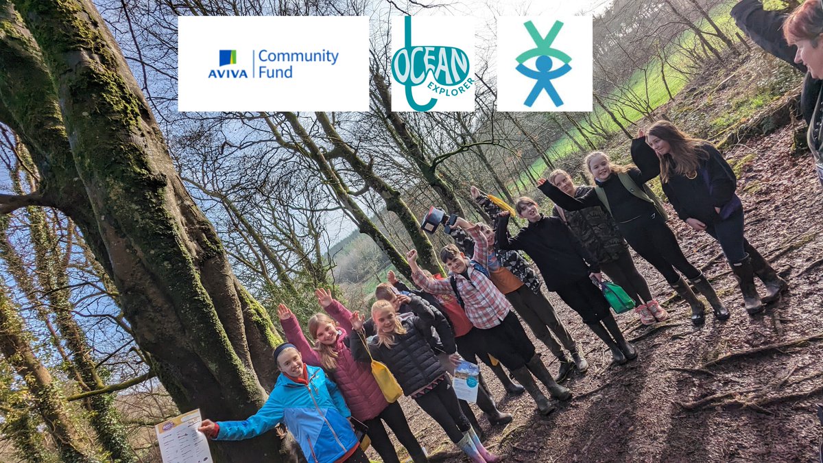 We've just started with a new group of #OceanExplorerAcademy students from Park Community School and we've had a pretty wonderful woodland session. 💙 Please donate to our crowdfunder campaign and help us continue this vital programme. Donations also buy you good karma!