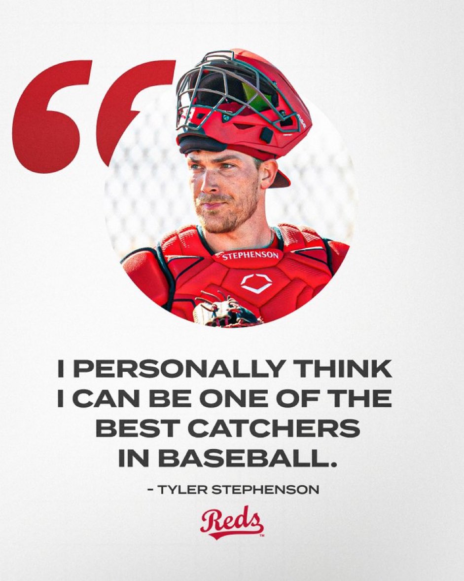 RedsDaily4's tweet photo. Big time season coming this year for Ty Steve. 

#Reds https://t.co/Byf45ja4Q8