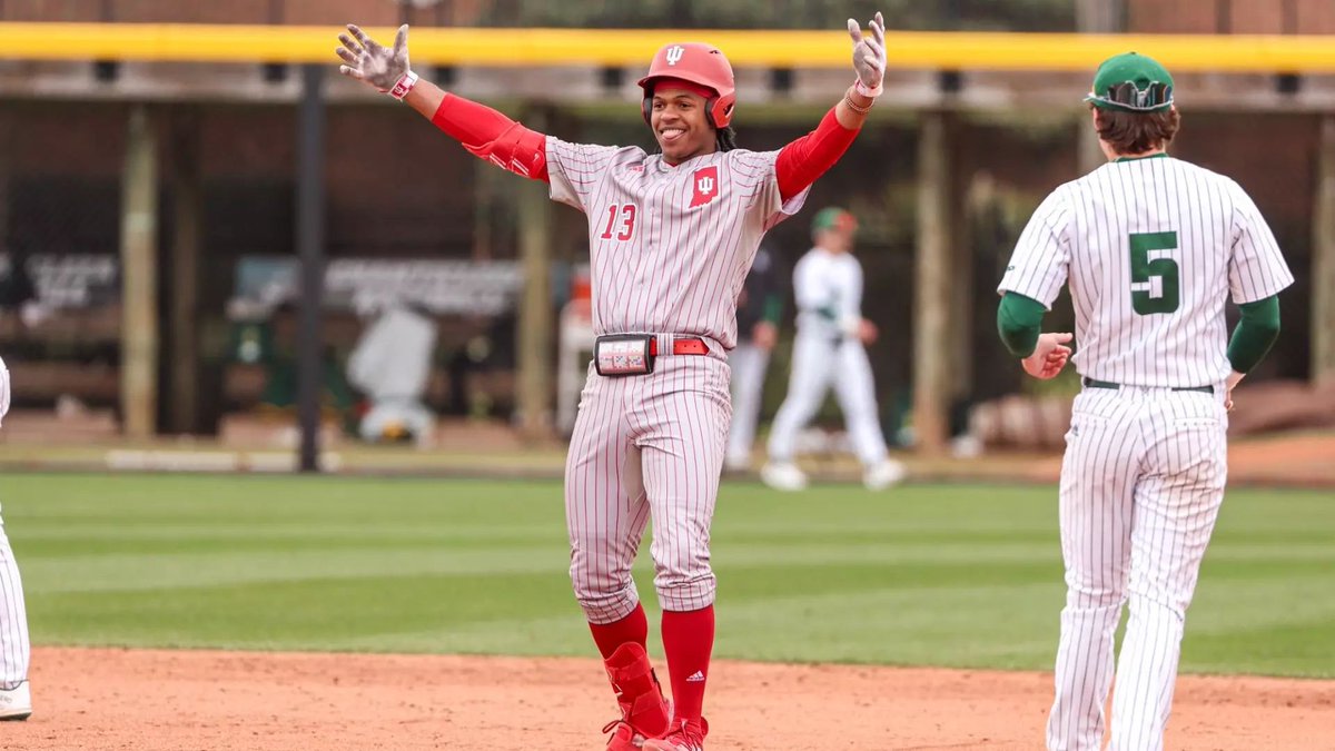 D1Baseball (@d1baseball) on Twitter photo Welcome to the D1Baseball Top 25, <a href="/IndianaBase/">Indiana Baseball</a> ๐
Fresh off a strong 2-1 showing at Baseball at the Beach, the Hoosiers join the Top 25 for the first time since Week 12 of the 2021 season โช๏ธ๐ด
FULL RANKINGS ๐ d1ba.se/4bWtjNl Welcome to the D1Baseball Top 25, <a href="/IndianaBase/">Indiana Baseball</a> ๐
Fresh off a strong 2-1 showing at Baseball at the Beach, the Hoosiers join the Top 25 for the first time since Week 12 of the 2021 season โช๏ธ๐ด
FULL RANKINGS ๐ d1ba.se/4bWtjNl