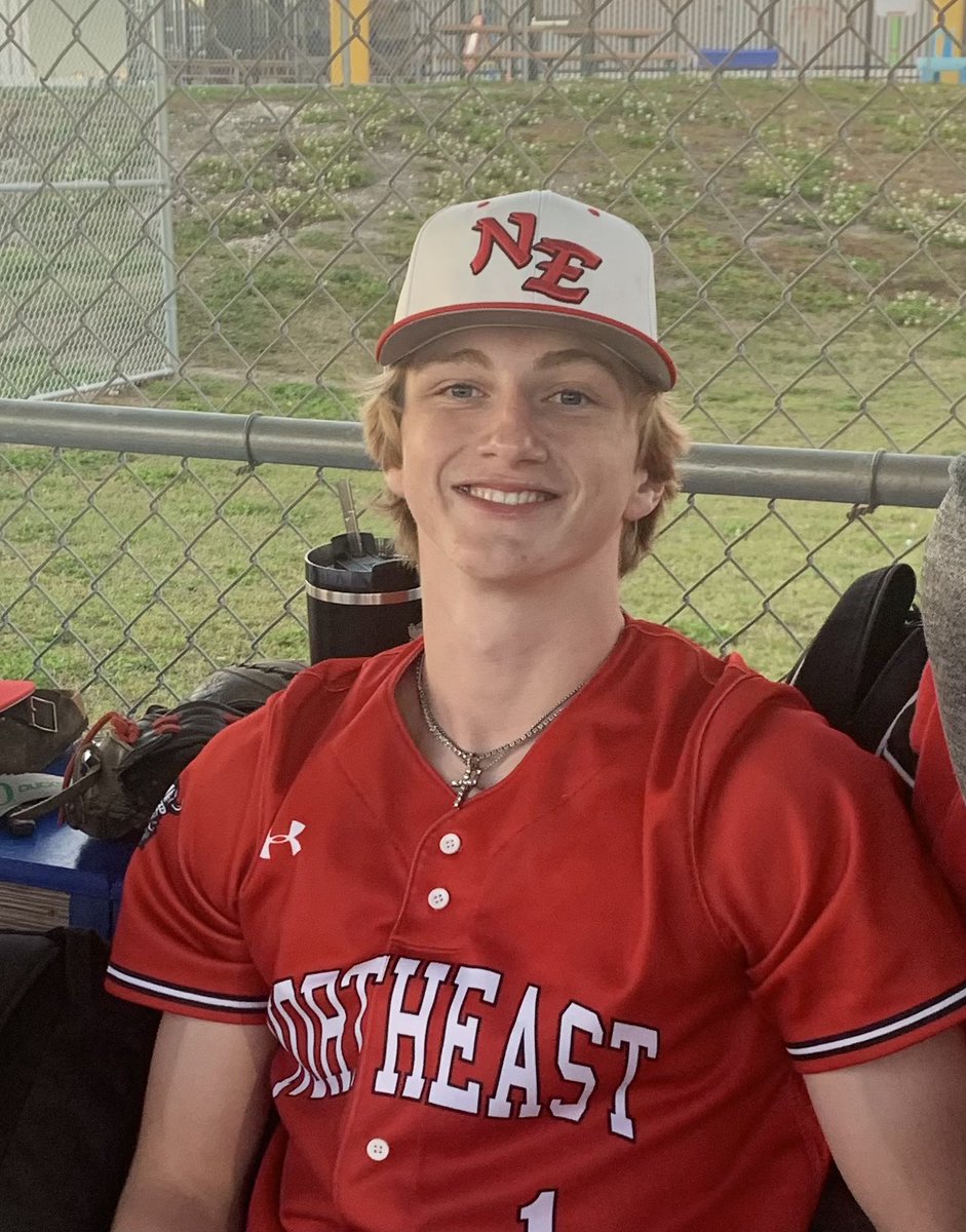 The Northeast Vikings started the 2024 Season confident as they beat Sarasota High School 3-0. Congratulations to Cory Geinzer who pitched a perfect game in the win with 13 strikeouts on the night.