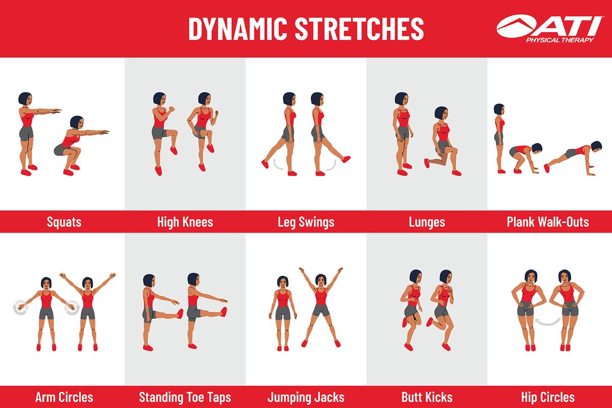 Inseanity_S's tweet photo. Warm-Up Routine: Start strong with a dynamic warm-up! Jumpstart your muscles and prep your body for action with arm circles, leg swings, high knees, and bodyweight squats.🏋️‍♂️💥 #WarmUp #Getreadywithme https://t.co/Fu41p86TQs