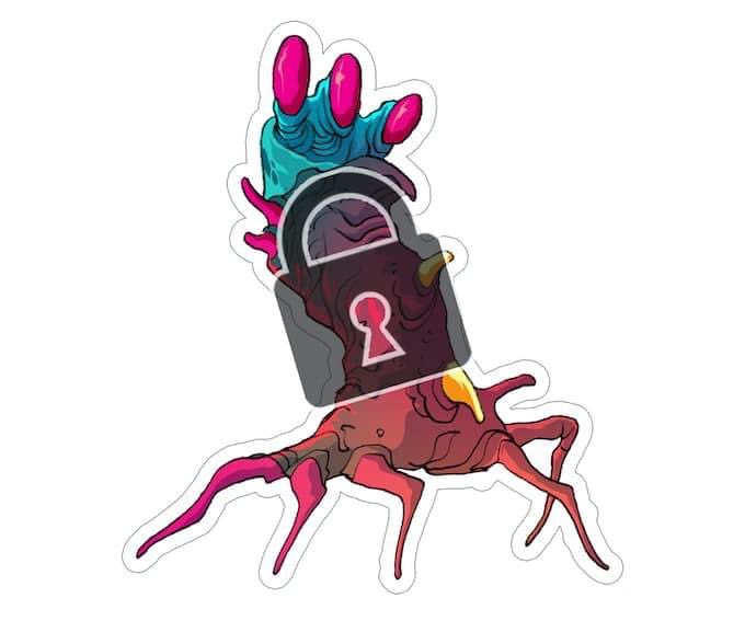 We’re so close! If we reach $10,000 in pledges in the Kickstarter Carlos Giffoni &amp; Juan Doe’s gorgeous graphic novel Two Suns, EVERY backer at the $24 tier and higher will receive this Two Suns creature vinyl sticker! Help get a sticker of your very own! kickstarter.com/projects/rocke…