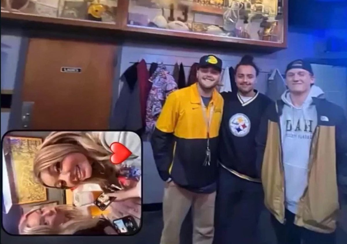 ladydigging's tweet photo. After my comment here, seems the corner club Bereal image re #idaho4 and Kaylle Goncalves was deleted. Here it is again: I still recognize guy in middlemmmone on the left looks familiar now too 🤔
#Bryankohberger https://t.co/O7iiBKp9er