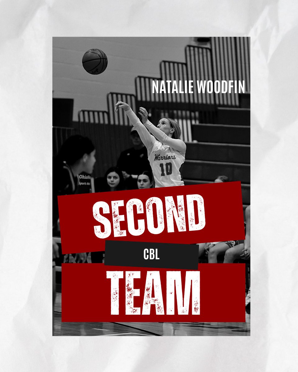 Congratulations to Natalie Woodfin for receiving @centralbuckeyeleague Second Team! #tougness #togetherness #hardwork #greaterlove #WeAreWC #ThisIsWC