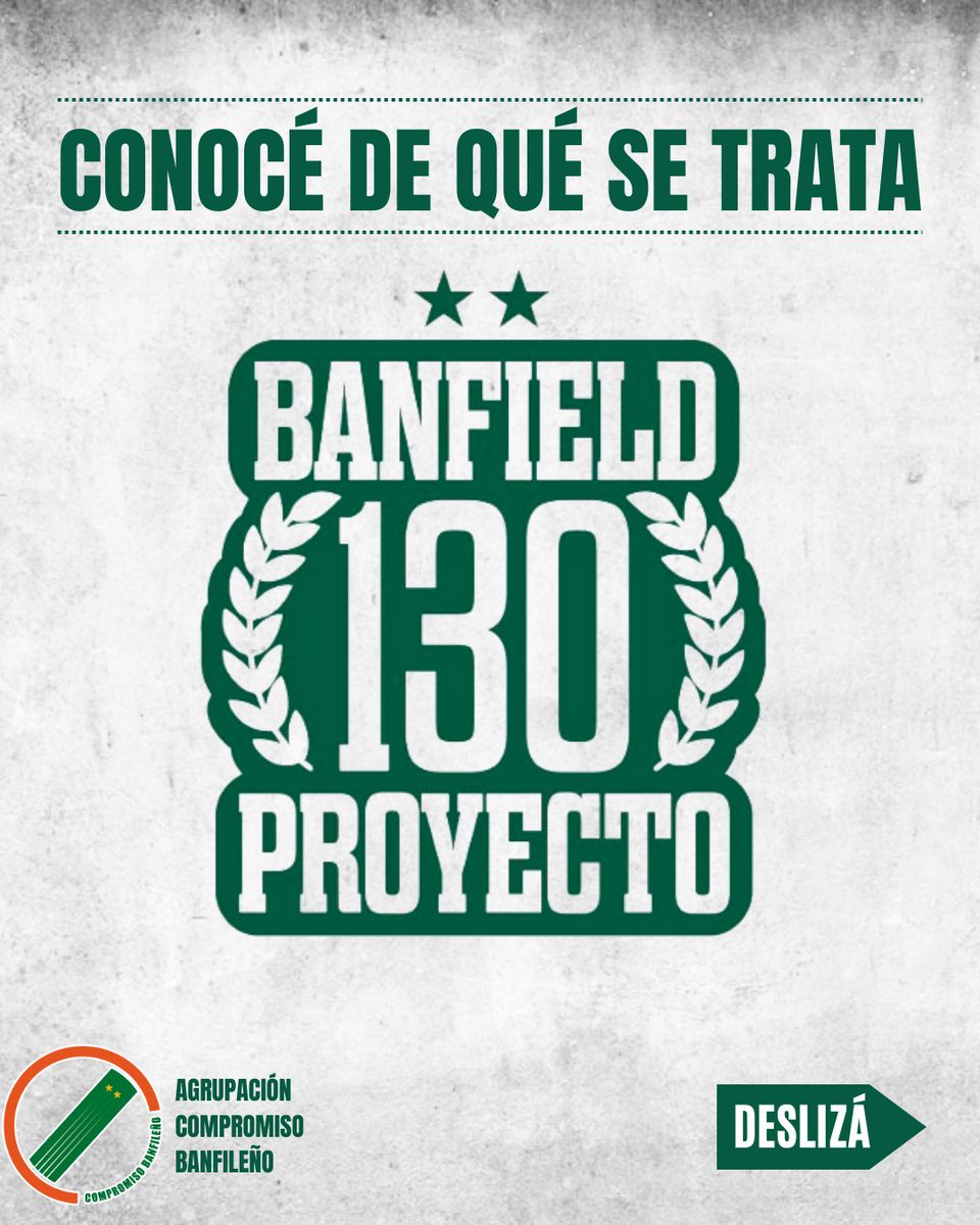 Compromiso_CAB's tweet photo. Les compartimos más información sobre el #ProyectoBanfield130 - Si querés participar y aportar ideas ¡Comunicate con nosotros por nuestras redes! 

#Banfield https://t.co/6HySnd1lKI