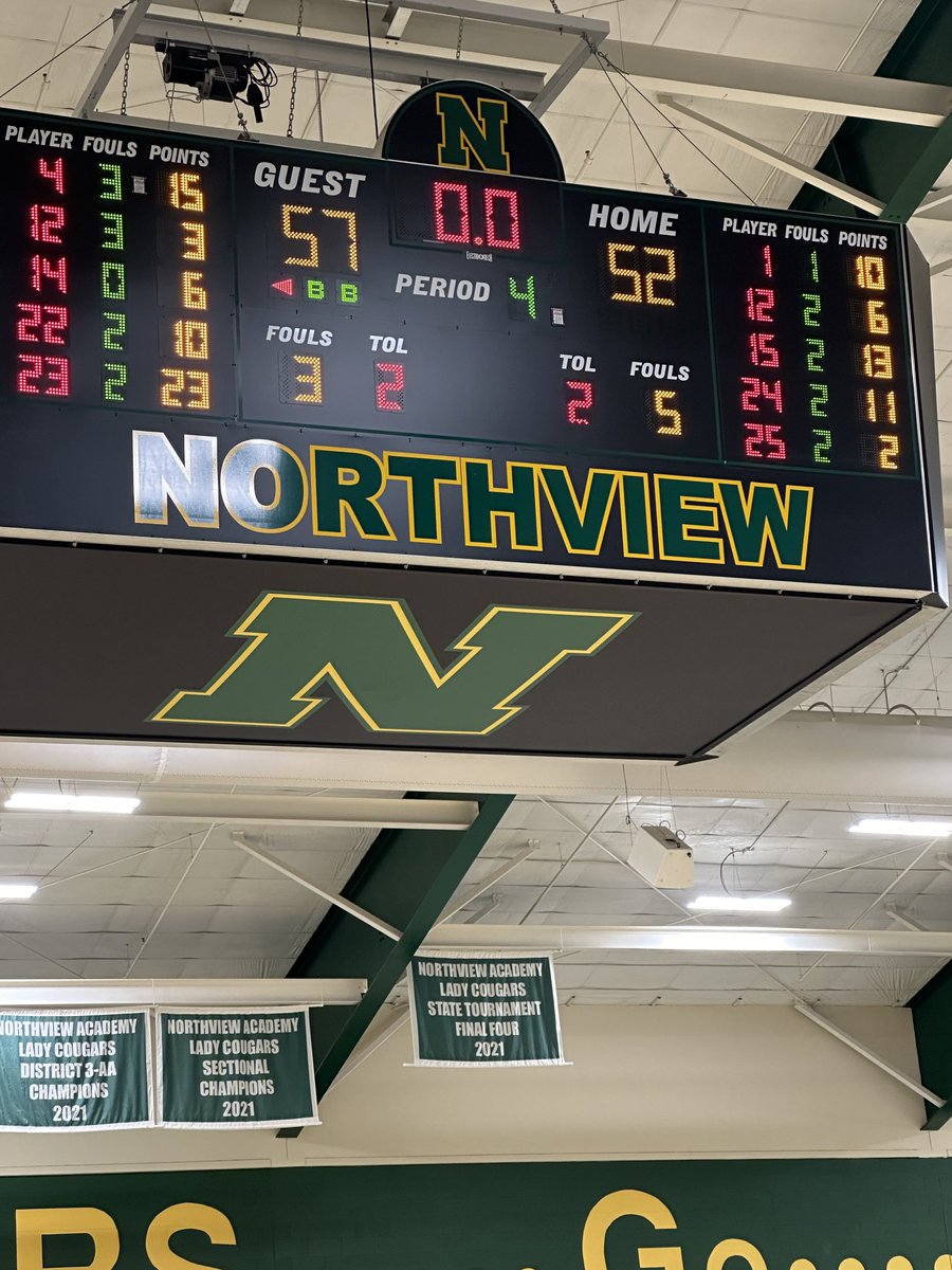 Way to go Lady Falcons! Fulton 57 - Seymour 52.