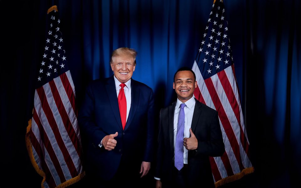 🔥🚨DEVELOPING: CJ Pearson is a 21-year-old Black man running to be Georgia’s next State Representative and has stood with Donald Trump since he was 12 years old. In 23 days, when he’s elected, the youngest Black legislator in America will be a MAGA Republican. Racist…