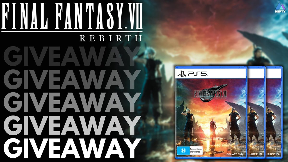 heftygg's tweet photo. 🚨Final Fantasy VII Rebirth GIVEAWAY🚨

Win 1 of 3 copies

To Enter:
💙 Like + Retweet
💙Follow @heftygg and @GamersDigest_ 
💙Tag someone who'll be playing the game!

Confirm Entires at https://t.co/7sba4ARzHS! https://t.co/ZUKy9XTUqJ