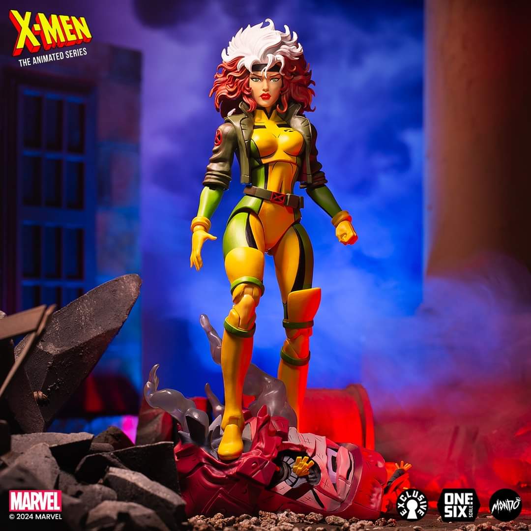 monstersngeeks's tweet photo. El #ObjetoDelDeseo del día de hoy es esta figura de #Rogue creada por Mondo. Tiene una altura de 30 cm e incluye en su edición exclusiva limitada 5 cabezas y cuatro pares de manos, dos más con efectos y un guante, así como una cabeza destruida de sentinela. (1/2) https://t.co/tHWGbeCHMl