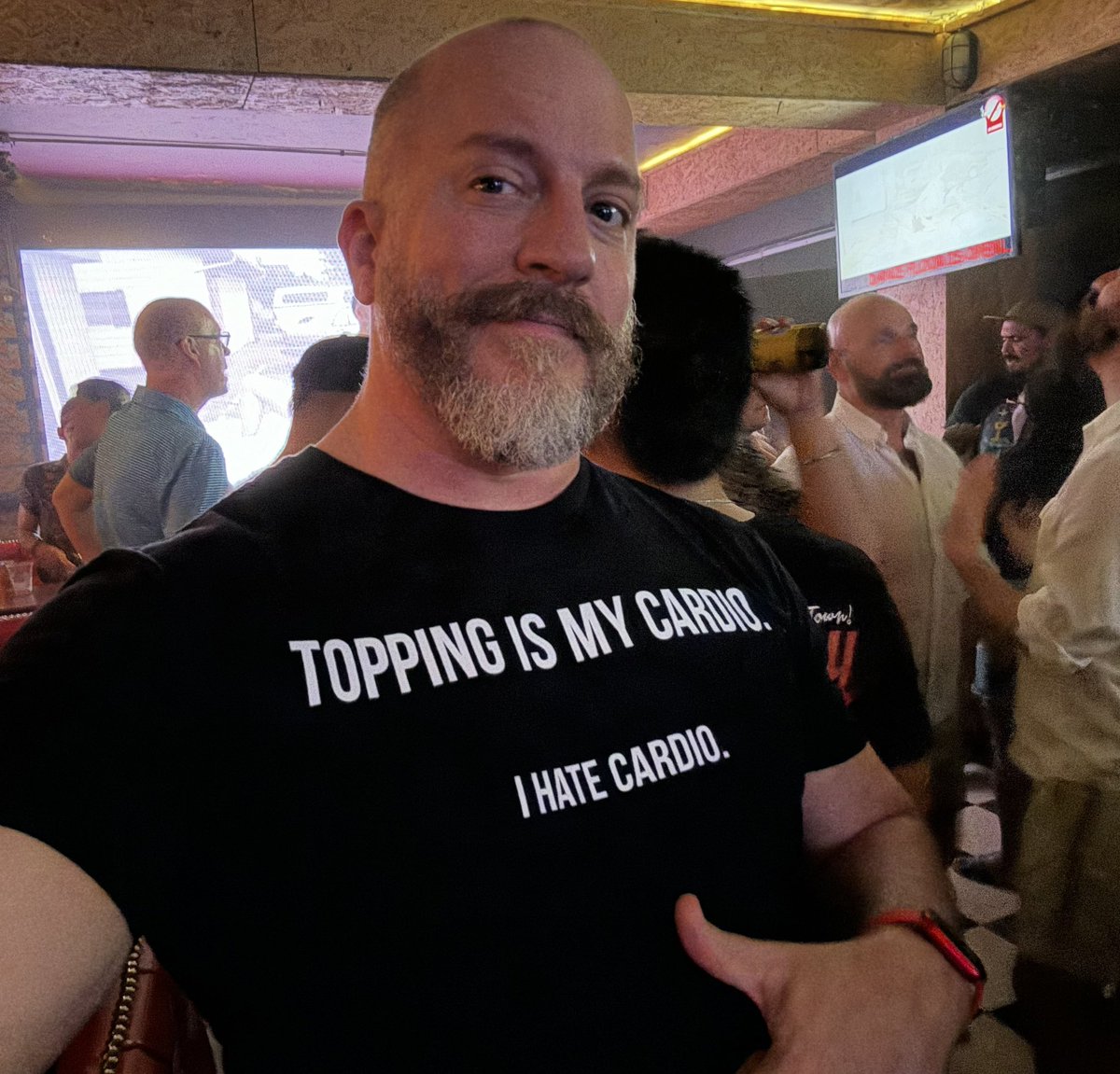 Had fun debuting this shirt I put together during BeefDip. Bringing that vers bottom energy into 2024. #tshirtdesign #cardio