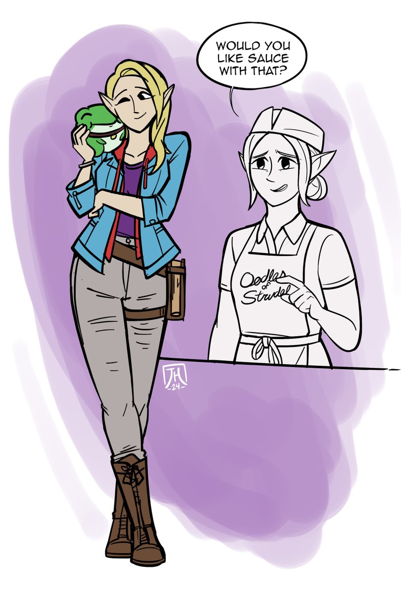 JonHerzogArtist's tweet photo. The Elven Oracle #fantasyhighjunioryear #dimension20 https://t.co/IaIdpxxN6k