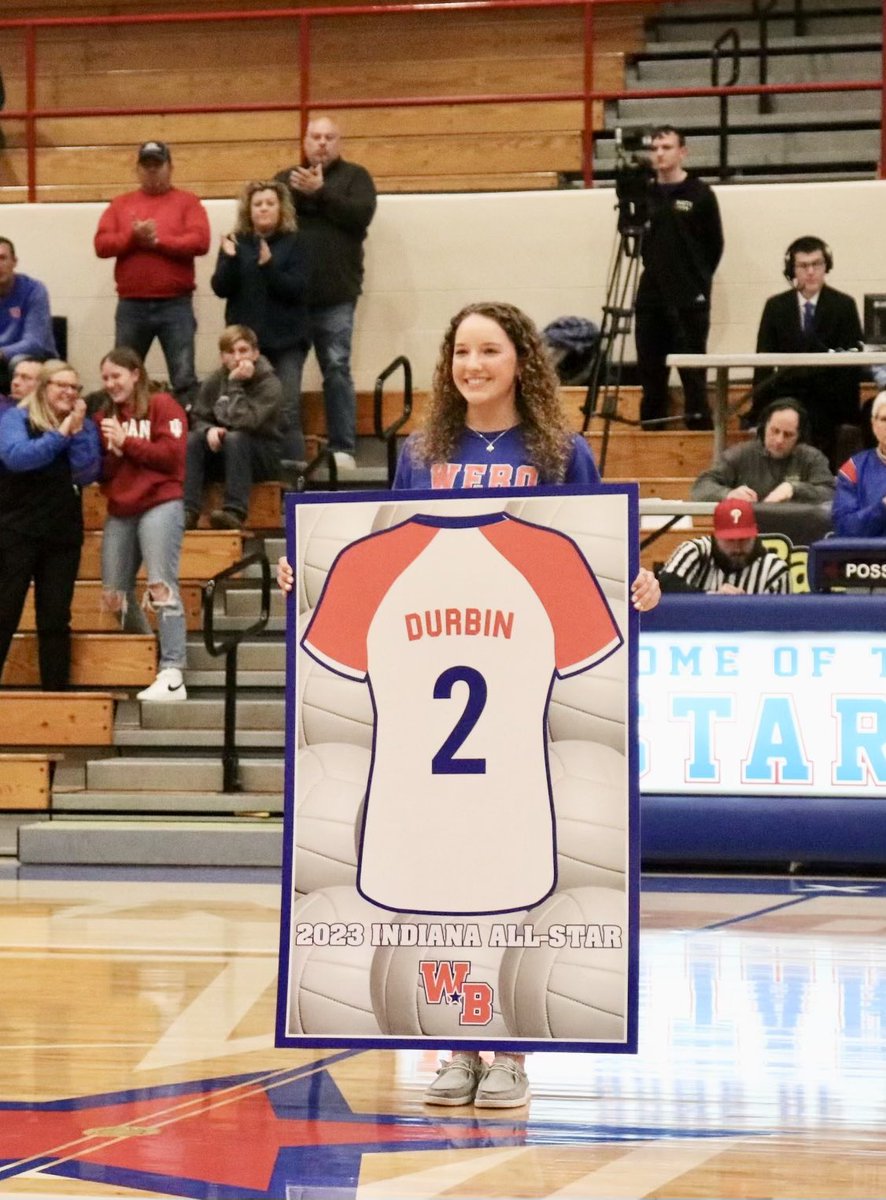 Congrats to our Indiana 3A Junior Volleyball All-Star <a href="/DurbinRaegan/">Raegan Durbin</a>  
🌟🔴🏐🔵2️⃣👏🏼