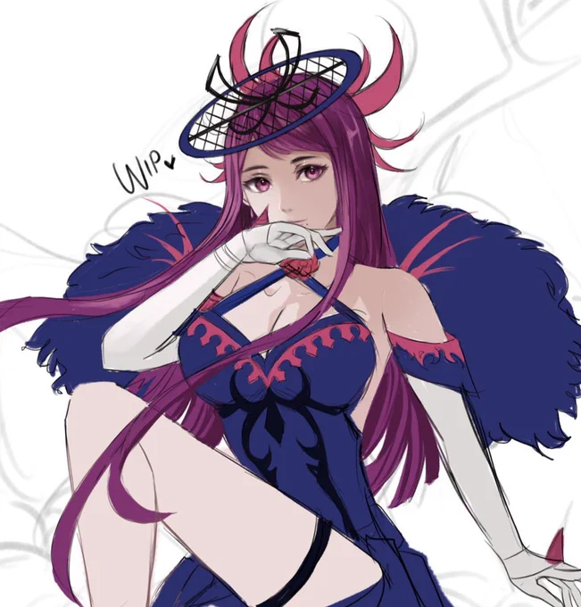 wip of an ivy fullbody i've been working on!  #FireEmblemEngage #Fanart 