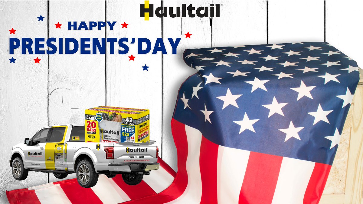 HaulTail's tweet image. Happy President’s Day! Wishing you a wonderful celebration from Haultail team! 

Download app now:
Android: sl.haultail.com/tYHr 
iOs: sl.haultail.com/UMWb

#Haultail #PresidentsDay2024 #deliveryservice #junkremoval #ondemanddelivery