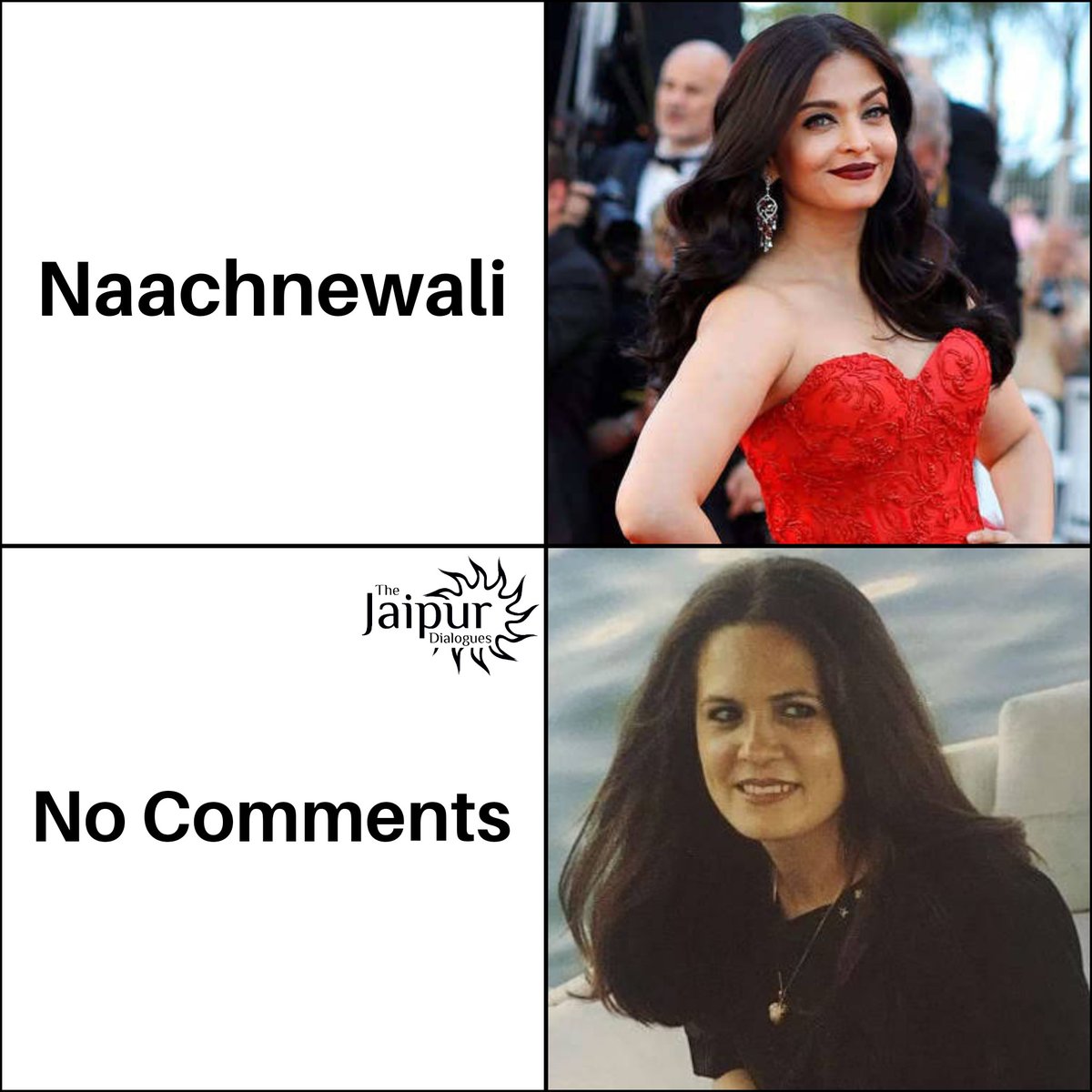 Aishwarya Rai is called Nachne wali by Rahul Gandhi & No Feminist is speaking up.

What if BJP Leader would've called some lady by that name? Well we'll leave it to that.