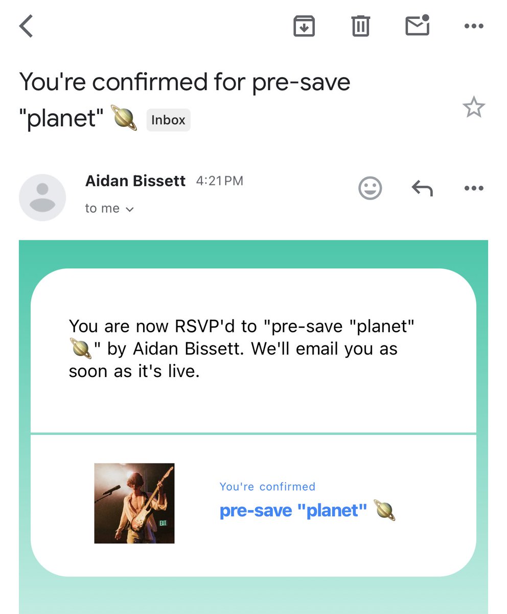 PRE SAVE PLANET OR ELSE 😤 AidanBissett.lnk.to/experienceplan…