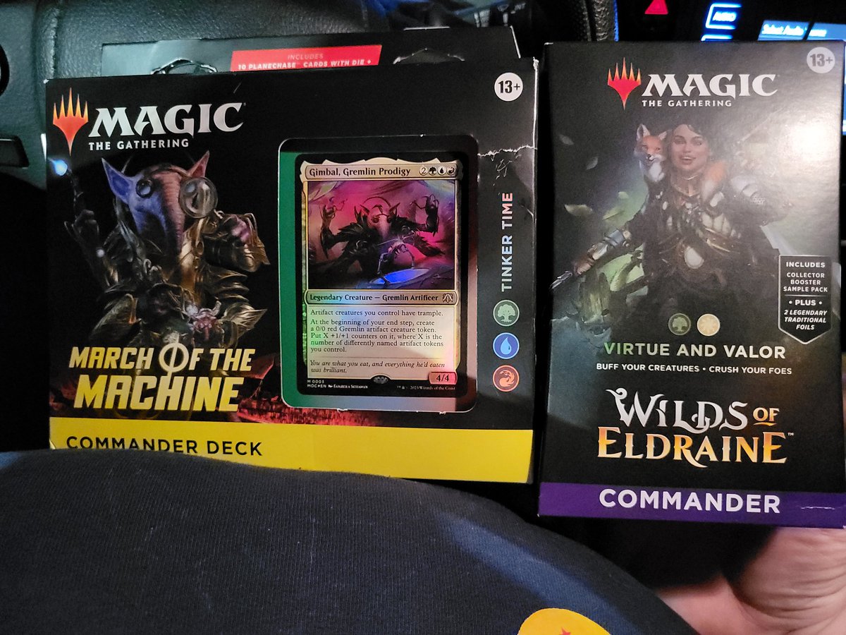 QuietlyAlice's tweet photo. Decided to get back into magic with the hubs. Idk. We have some spare money. Lol https://t.co/8J8p0beDH7