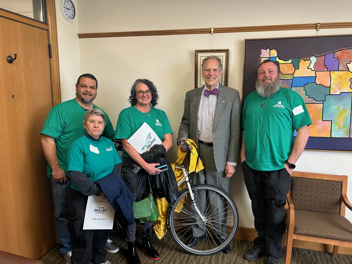 RepAndersen's tweet image. Today, I met with representatives from AFSCME to hear their priorities for the ongoing 2024 legislative session. It is always a pleasure to be a part of the great work their organization promotes. I am committed to supporting hard working Oregonians.