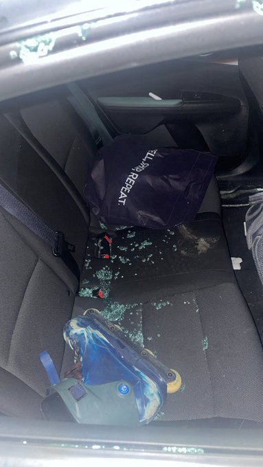 The fact that a 12 year old did this to my car is crazy😭 https://t.co/NCgrVhOhYl