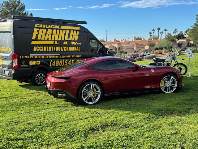 cfranklinlaw's tweet photo. Big thanks to everyone at 'Concours in the Hills' for another great year supporting Phoenix Children's Hospital. Chuck Franklin Law has loved being a part of this for 5 years. Need help with driving laws? Visit https://t.co/3rhP2jvoUS. #ConcoursInTheHills #LegalHelp https://t.co/SX74HHufi4