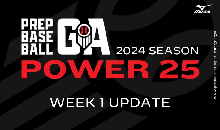 PrepBaseballGA's tweet photo. 𝗚𝗲𝗼𝗿𝗴𝗶𝗮 𝗣𝗼𝘄𝗲𝗿 𝟮𝟱 𝗨𝗽𝗱𝗮𝘁𝗲: 𝗪𝗲𝗲𝗸 1️⃣

+ After an action packed week 1, there is some shake up within the 25, and tons of teams getting ready to make their Power 25 appearance. @CHSBaseWarriors gets in after a strong #GDC24

🔗 https://t.co/W5Nn88uukB https://t.co/Uu9r2YorpX