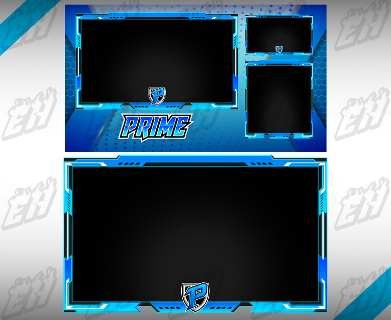 New designs made and delivered to @Prime_Mlg #twitch #kick #streamers #YouTuber #Graphic #GFX #logo #designer #artist
