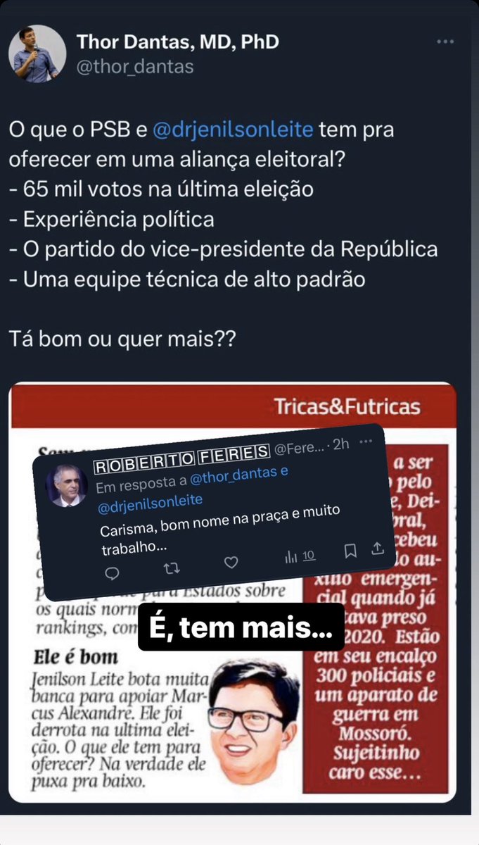 thor_dantas's tweet photo. @Feres_AC @drjenilsonleite https://t.co/9l4UkErX7C https://t.co/Pdx5O6KFMh