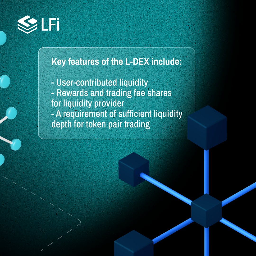lfioff's tweet photo. What is LFi DEX and what kind of benefit does it provide?  Here's a brief primer on L-DEX, another Web3 feature that enables greater freedom to explore the digital asset landscape!   #LFi #cLFI #Blockchain #Cryptocurrency #Token #FinTech https://t.co/PYwK0ovBMo