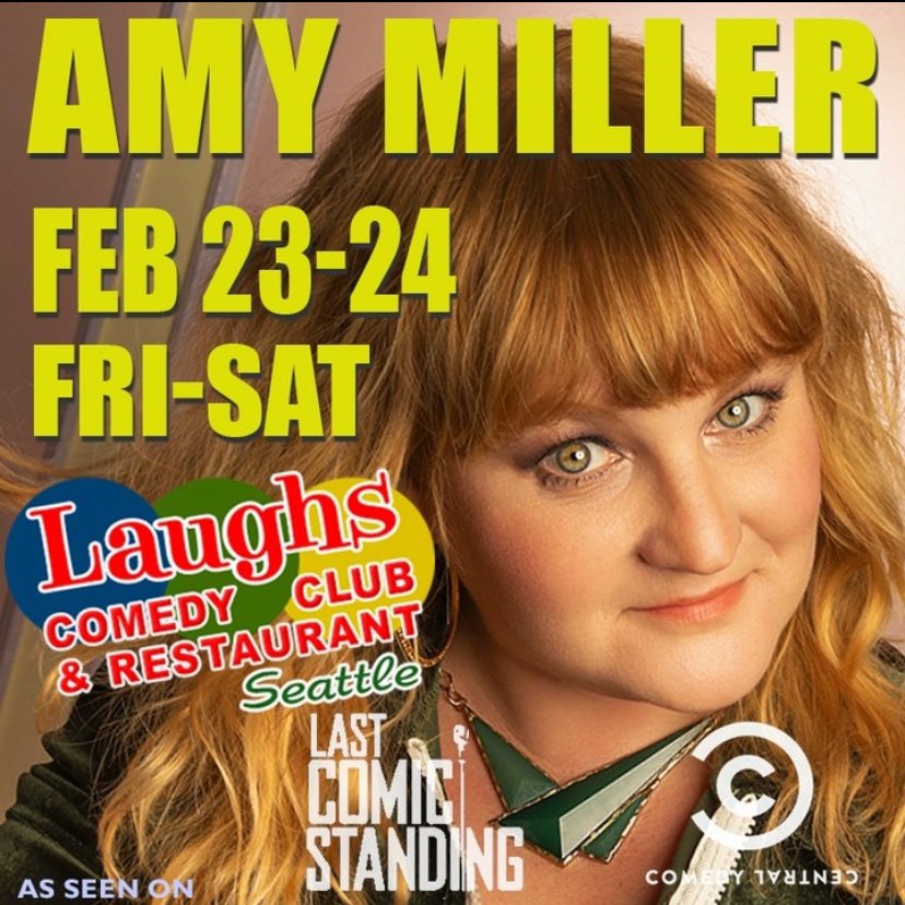 Seattle this weekend! 😍 amymillercomedy.eventbrite.com LETS HAVE SOME FUN EVERYONE