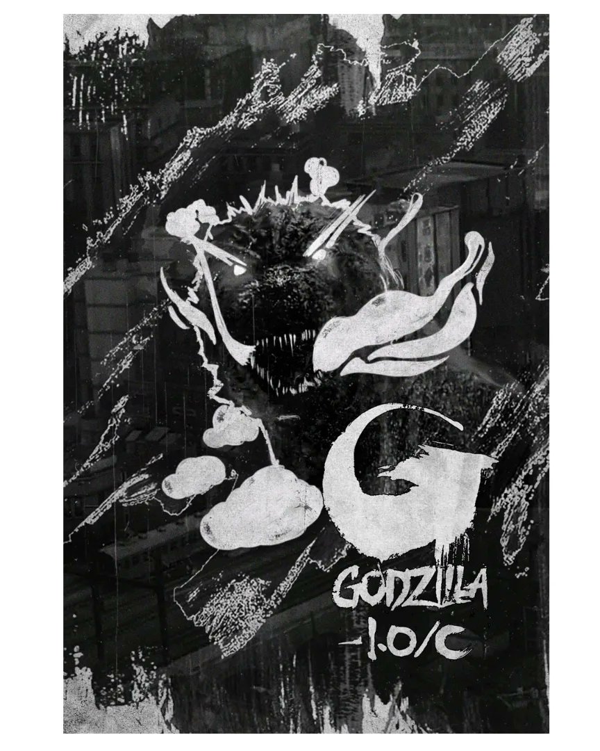 iz_designs's tweet image. Godzilla Minus One/Minus Color (2023)
.
.
.
 #GodzillaMinusOne #minuscolor #keyart #posterart #alternativefilmposter