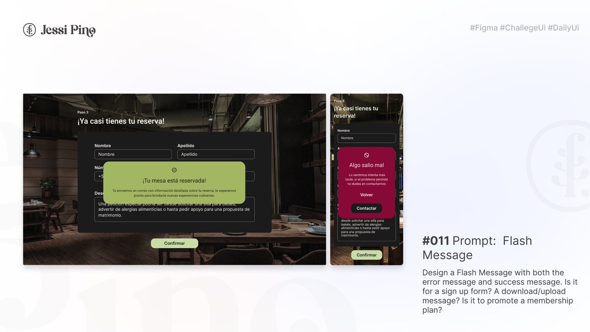 #DailyUI Recordemos pensar en todos los escenarios posibles... la mejor pregunta sería: ¿Qué pasa si...?