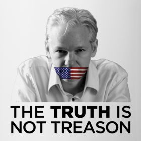Michell45064244's tweet photo. The Truth Is Not Treason!! #FreeAssangeNOW #DayX https://t.co/1z30ESNi1U