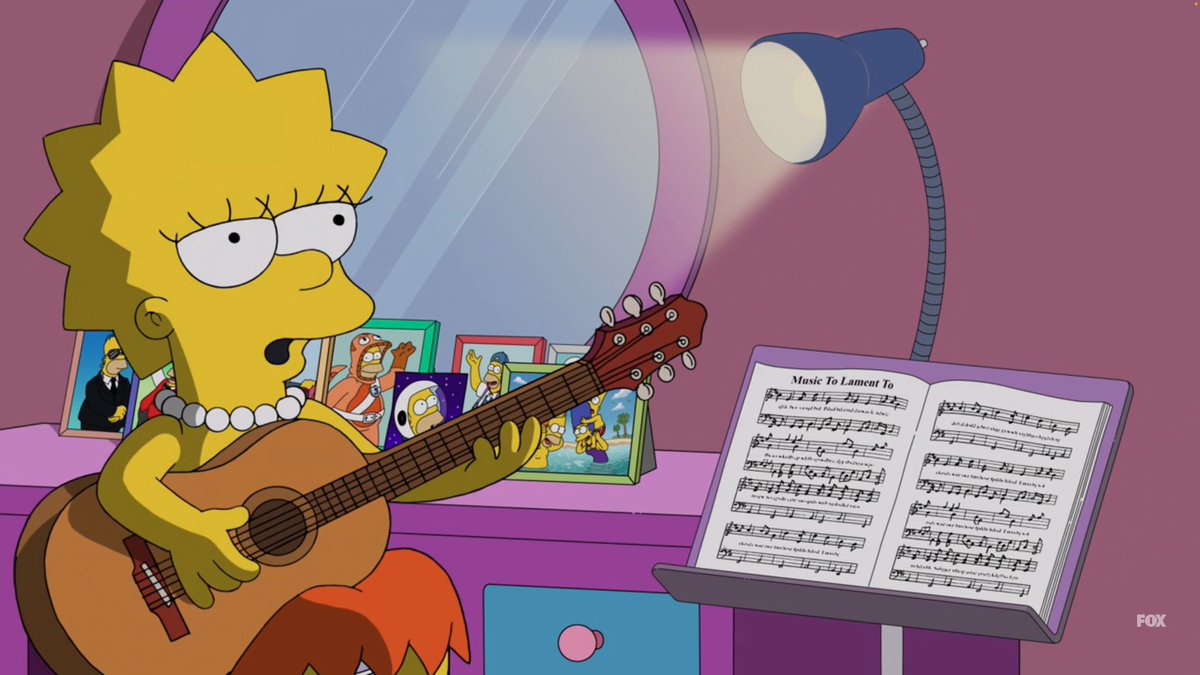 jschaefermusic's tweet photo. S35: E11 Frinkenstein’s Monster
@TheSimpsons 

Lisa sings a lament to the tune of “Long Ago and Far Away” by @JamesTaylor_com 

@AlJean Joel H. Cohen https://t.co/VHqcGGP5ES