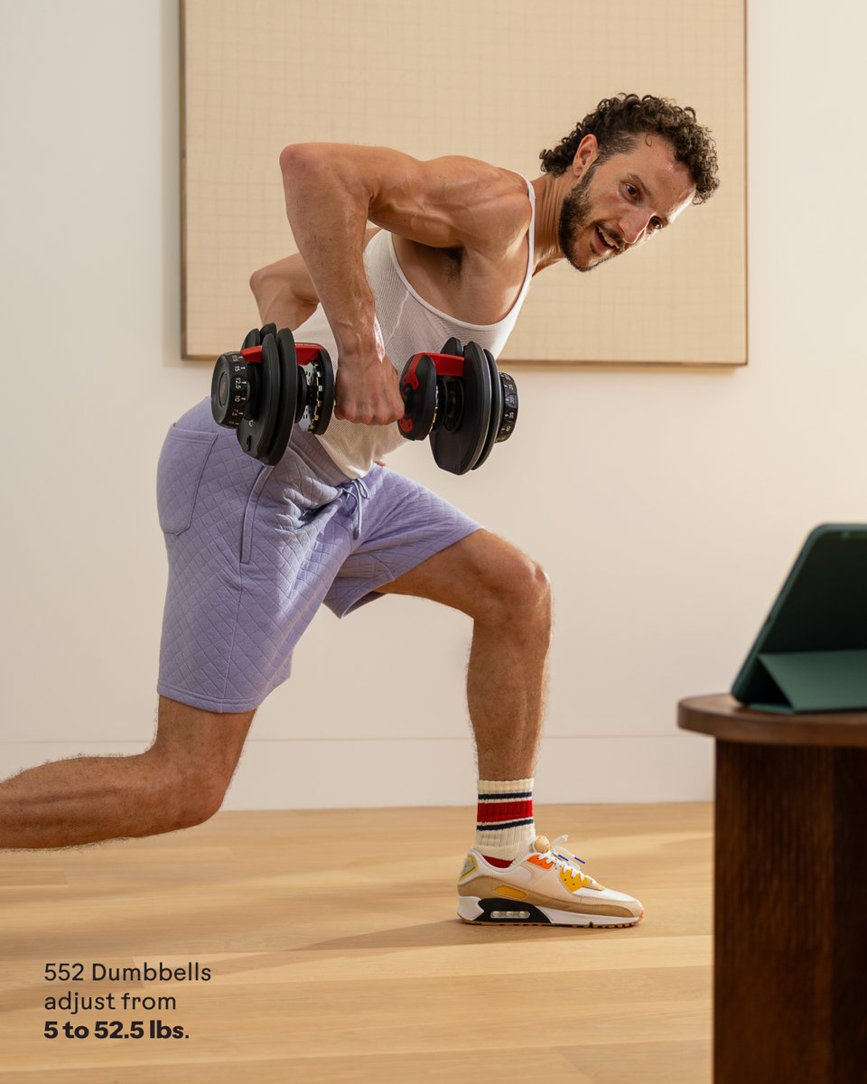 Set to your weight, lift and SWEAT. 💪 🤩 Sound off in the comments if you have SelectTech at home.