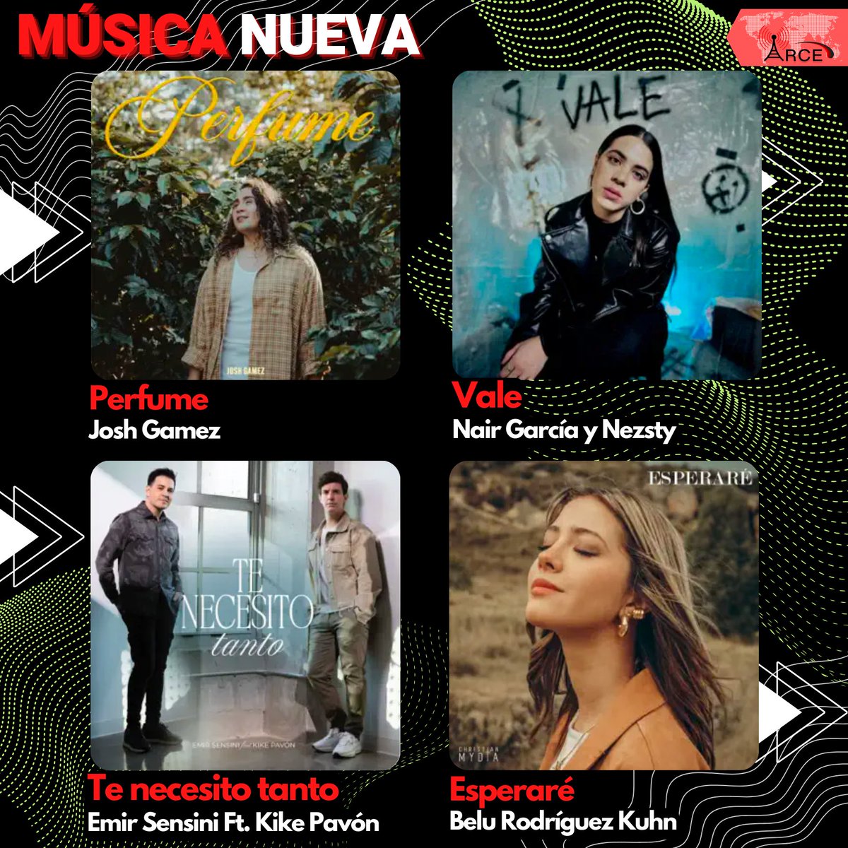 ARCEoficial's tweet photo. 🎵 La semana pasada se lanzaron: 20 sencillos y 10 videoclips en la industria musical cristiana en español! 

👉 Con lanzamientos de: @majoydan, @kikepavon, @ingridrosario, y más.

🎙 Ya suenan en nuestras radios miembros.
__________________
#IndustriaMusical  #MusicaCristiana https://t.co/KnuR2N4rsL