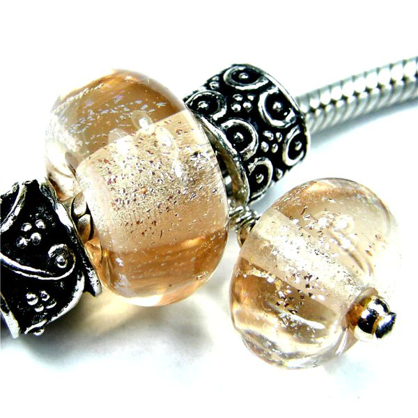 Covergirlbeads's tweet photo. Handmade Large Hole #Lampwork #Beads, Glass Charm Set, #Peach #Dichroic https://t.co/UUWzIQkH94 #LargeHoleBeads #LampworkBeads #SliderBeads #EuroStyleBeads #BigHoleBeads #LampworkJewelry #EuropeanCharms #BHB #LHB #BraceletBeads #AddABead #ShopSmall  @Covergirlbeads https://t.co/jHJmzX9vd5
