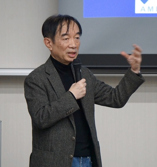 nanolsi's tweet photo. 2月16日（金）公開セミナーを開催しました✨
奈良先端科学技術大学院大学より稲垣 直之教授をお招きし、ご講演いただきました。 稲垣先���、ありがとうございました！ https://t.co/IVCzHIa5vJ