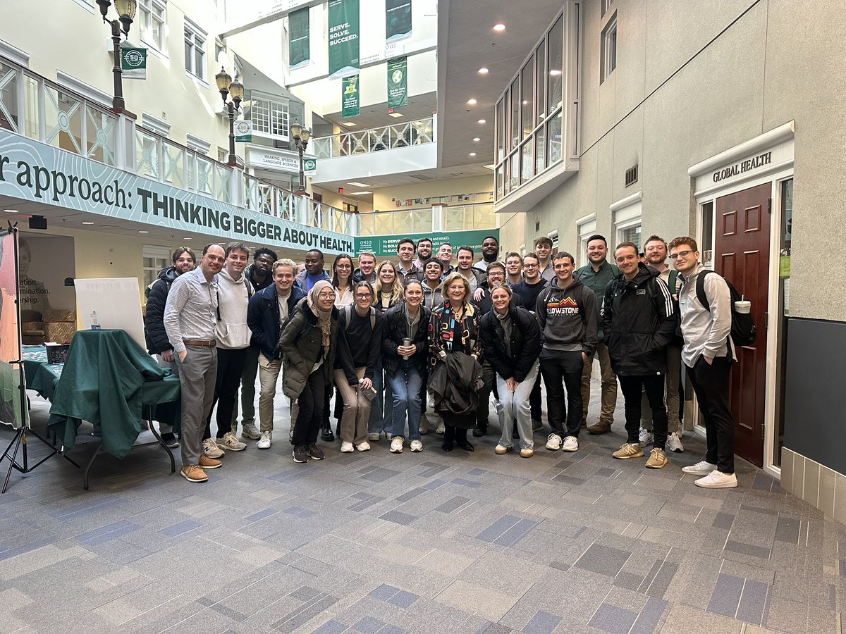 Last week, students had the opportunity to listen to Ohio University President, Dr. Lori Stewart Gonzalez in their Leadership in Sports Administration class! #OhioFamily