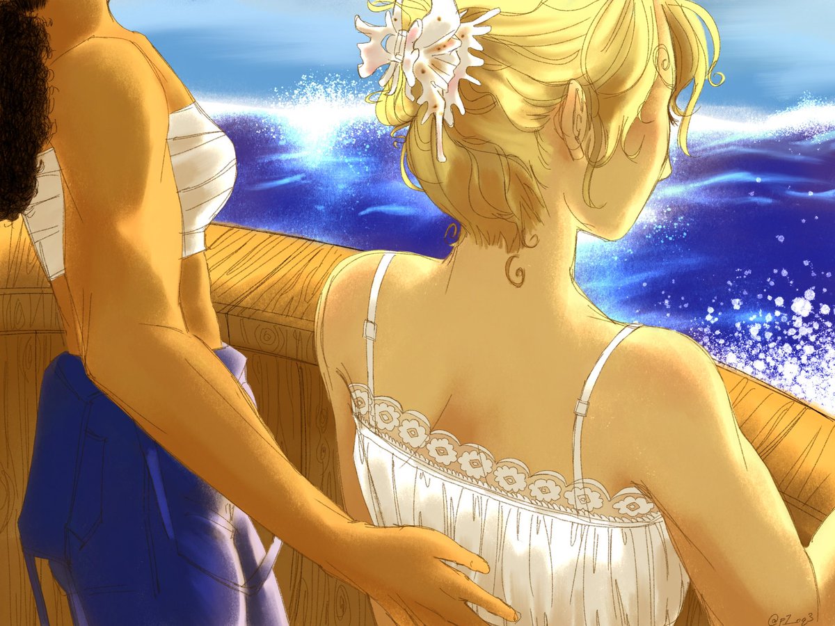 emii 🍉 collecting shells on the beach COMMS OPEN tweet media