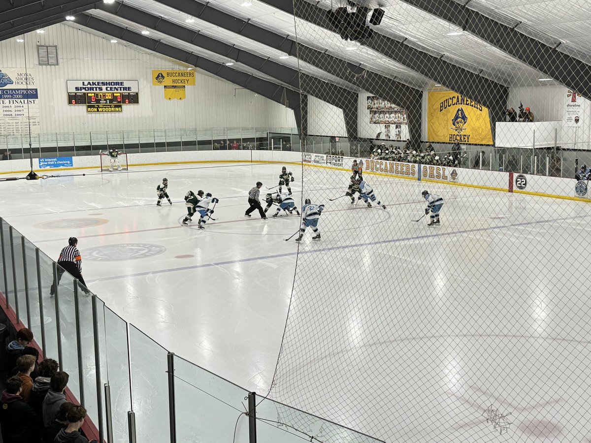 WMHOfficials's tweet photo. Dusting off Twitter, or X…….or Twix…..whatever….

First round of @MHSAA hockey Regionals tonight in West Michigan. Traverse City West vs Mona Shores

Weird Al, Stu, and Kinger in the black and white. https://t.co/7Aq2ETjOlP