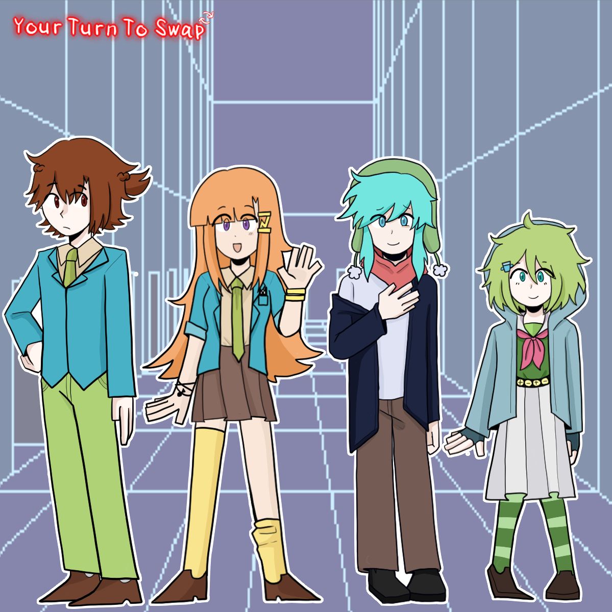 #キミガシネ #yourturntodie #yttswap OFFICIAL YTTSWAP DESIGNS (1st part) ⚠️YTTSwap is an AU made project, based on the game Your turn to die. It is a project that began three years ago in comic format, and is currently being developed in audiovisual format⚠️