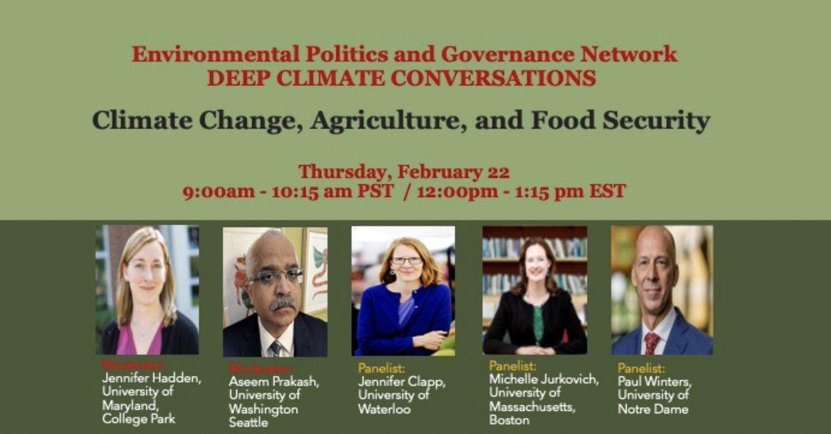 Michelle Jurkovich (@m_jurkovich) on Twitter photo Look forward to joining these amazing scholars to talk food security & climate change 2/22 at 12pmET. Event is virtual and open to all. Register here: umd.zoom.us/meeting/regist… <a href="/BtGProjectDC/">Bridging the Gap</a> <a href="/UMassBoston/">UMass Boston</a> <a href="/McCormackGrad/">McCormack Graduate School</a> Look forward to joining these amazing scholars to talk food security & climate change 2/22 at 12pmET. Event is virtual and open to all. Register here: umd.zoom.us/meeting/regist… <a href="/BtGProjectDC/">Bridging the Gap</a> <a href="/UMassBoston/">UMass Boston</a> <a href="/McCormackGrad/">McCormack Graduate School</a>